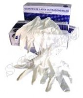 Luvas Látex pouco pó - CX 100 unidades